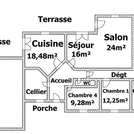 Maison Recente Avec Jardin, 4 Chambres, Proche Et Commerces A - Fr-1-426-129 Dom wakacyjny